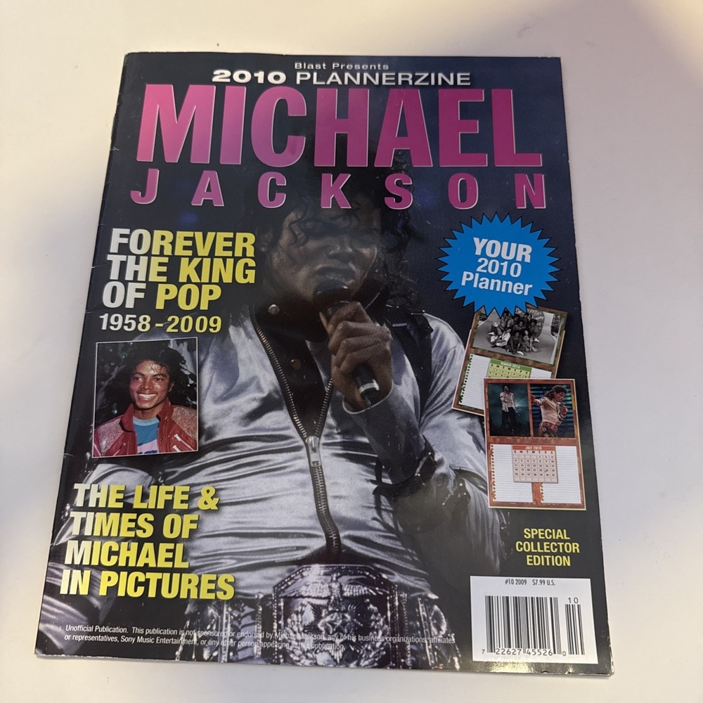 Michael‎ Jackson 2009 Plannerzine #10 Special Collector Edition Blast Magazine